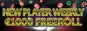 €1,000 New Player Freeroll